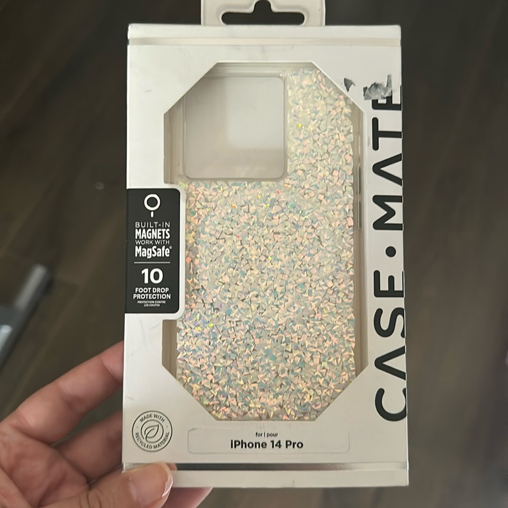 Case-Mate Magsafe iPhone 14 Pro Sparkle Case, Excellent Condition